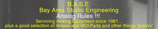 Bay Area Studio Engineering, Analog Rules!, Michael Gore